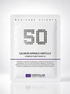 Histolab Антивікова тканинна маска з екстрактом лосося Salmon Wrinkle Ampoule Mask